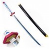 VAIJAM Halloween Jouant Prop Katana avec Gaine 104 Cm Samouraï Épée en Bois Cos Animation Performance Accessoires Anniversair