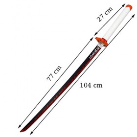 VAIJAM Kendo Bâton en Bois Katana Cos Animation Performance Accessoires Samouraï Lame Fourreau Armes Machette Couteau Hallowe