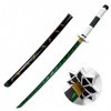 VAIJAM Cosplay en Bois Katana Animation Performance Accessoires Épée Guerrier Samurai Épée Halloween Prop Cosplay Épée Annive