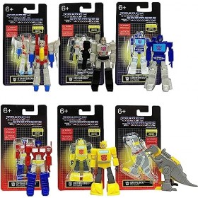 Transformer Lot de 12 pièces – 6 figurines de 7 cm et 6 Herocross en édition limitée