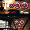 YMCXZDP 47cm/60cm Bouclier Captain America Métal Adulte Accessoires De Film 1: 1 Cosplay Jouets pour Enfants Décoration Mural