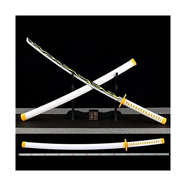 KAXO Slayer Blade Cos Épée En Bois Kamado Tanjirou Prop Modèle DArme, Katana Sword Anime Ninja Sword Toy, Cosplay Accessoire