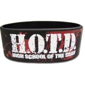 Rockin Robot High School of The Dead Logo PVC Wristband