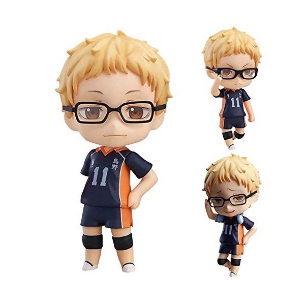 Anime Haikyuu ! Figurine - Q Version Figurines daction Hinata Syouyou, Figurine Kageyama Tobio - Figurine Faite à la Main, J