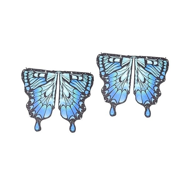 Toyvian 4 Pièces E Fille Vêtements Cosplay Tenues Enfant En Bas Âge Fée Aile Fée Costume Papillons Aile Cape Enfants Habiller