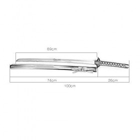 NIANXINN Épée de Samouraï En Bois Anime, Katana de Cosplay En Bois, Accessoire DArme DÉpée, Épée Jouet Avec Fourreau, Adapt