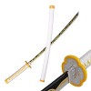 Uvency Japonais Anime Cosplay Agatsuma Zenitsu Katana Démon Tueur Samouraï Épée En Bois Enfants Jouets Anime Fans Accessoires