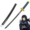 Épée danime japonais-Tokitou Muichirou Épée de Nichirin Enfant Jouets Épée Lame Modèle de Katana exquis Cadeaux dHalloween 