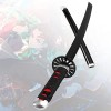 Uvency Épée de Samouraï Enfants Jouet Démon Slayer Cosplay Accessoires Fait À La Main Katana Anime Épée, Bois Tanjirou Ninja 
