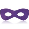 Masque de super-héros violet en tissu – 7,3 x 21 cm – Couleurs vives et design amusant – Accessoire de costume parfait pour H