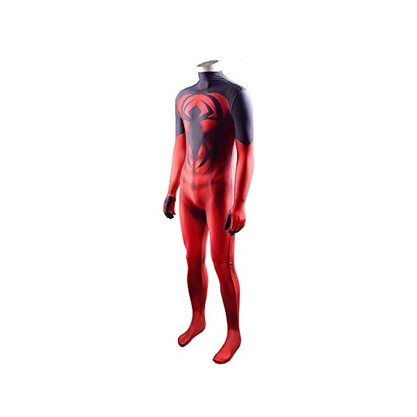 MYYLY Cosplay Spiderman Combinaison Thème Onesie Costume Déguisement Enfants Halloween Carnaval Body Costume Robe Fête Film A