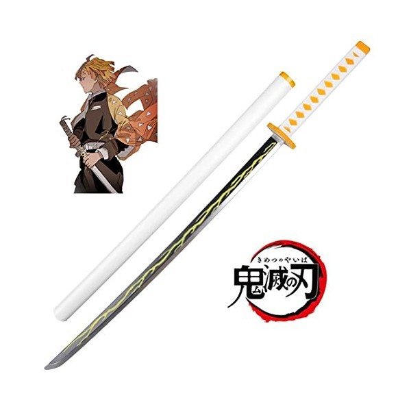 OMOONS Épée de Samouraï En Mousse Japonaise Katana Slayer Lame Arme Jouet Accessoires de Jeu de Rôle Pour Les Fans DAnime Fê