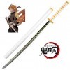 OMOONS Épée de Samouraï En Mousse Japonaise Katana Slayer Lame Arme Jouet Accessoires de Jeu de Rôle Pour Les Fans DAnime Fê