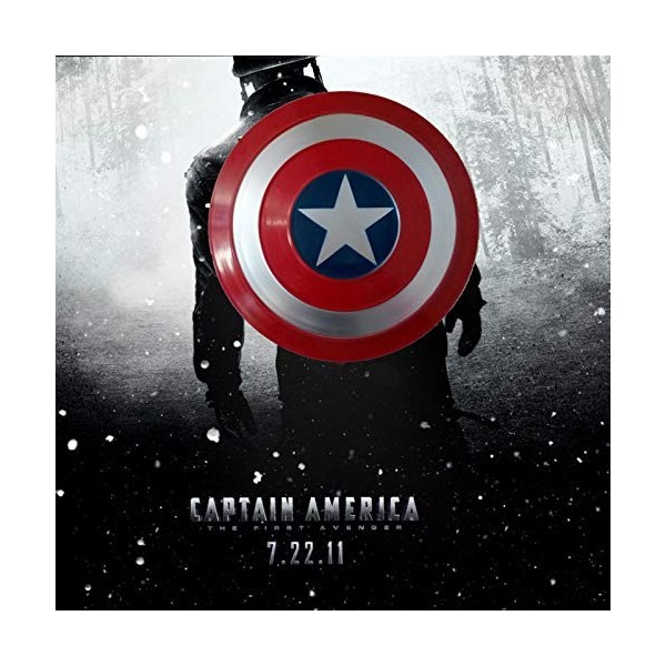 Bouclier Captain America Métal Adulte Accessoires de Film 1: 1 Accessoires de Cosplay Jouets pour Enfants décoration Murale d