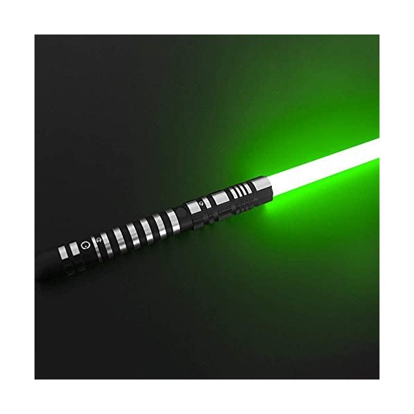 Hengqiyuan Sabre Laser Duel Expérience Réelle Enfant Jouet Cadeau de Jeu de ​Rôle Accessoires Poignée LED Métallique Chargeme