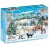 Playmobil 71345 Calendrier de lAvent - Equestre- La Magie de Noël - 24 Surprises à découvrir pour Attendre Noël