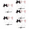 minkissy Lot de 20 serre-têtes avec oreilles de chat - Colliers ras du cou roses pour filles - Bandeau rose - Renard - Cospla