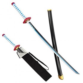 Uvency Épée Jouet En Bois, Katana Japonais 75 Cm/100 Cm, Le Couteau Spécial Du Couteau Katana, Accessoires de Cosplay Pour Le