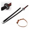 XIAOHUA Sabre Demon Slayer Tanjiro Katana Noir Cosplay Anime Katana Japonais 104cm Katana Demon Slayer Épée Jouet Katana Anim