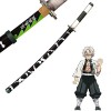 Générique Anime Japonais Cosplay Épée Épée de Nichirin pour Accessoire décoratif de Noël Shinazugawa Sanemi Arme Jouets Faits