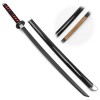 Uvency 76Cm/104Cm Katana Slayer Sword, Anime Cosplay Accessoires Samurai Sword Enfants Jouets Fête de Vacances Décoration Nin