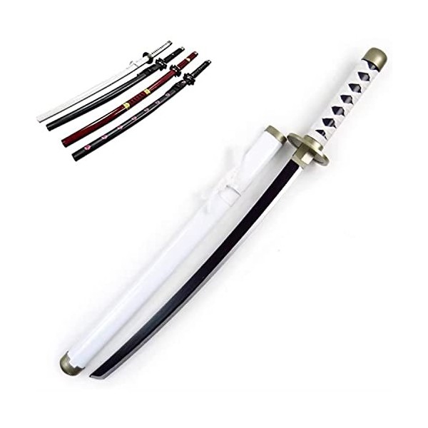 YOGZHRR Swords Slayer Blade Cos Kamado Tanjirou Appartement Modèle DArme, Cosplay Accessoires Jouets Katana/Black Red