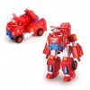 Super Wings "Jetts Robo Rig" Vehicule Transformable en Robot 18 cm + 1 Figurine,Jouet Enfant 2 3 4 5 6 7 8 Ans Garcon Fille