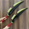 XFAK Épée De Samouraï Anime Cosplay Katana Demon Slayer Sabre Ninja PU Foam Épée De Jouet Épée De Anime Accessoires dhallowe