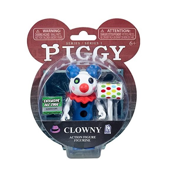 Bizak Piggy Figure 10 cm Clowny, Vous pouvez maintenant recréer le Jeu à la maison avec Vos Personnages Favoris, avec Accesso