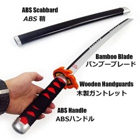 NIANXINN Slayer Blade Cosplay 1: 1 Prop Modèle Épée En Bois Samurai Ninja Toy Sword 104Cm / 40.9In Japonais Katana Épée Arm