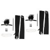 HOMSFOU Bandeau De Fête 3 Ensembles Boucles doreilles Vêtements Kits De Danse Tête Costume Décors Accessoires Halloween Band