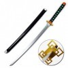 Katana en Bois Cosplay Arme Samouraï Lame Arts Martiaux Pratique Épées pour Jeu De Rôle Et Collection Halloween Cadeau Machet