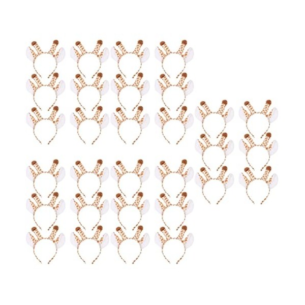 FOMIYES Bandeau Oreilles 42 Pièces Décors Cerceaux Oreilles Enfant Faveurs Zoo Accessoires Costume Et Photo Partie Bandeau Co