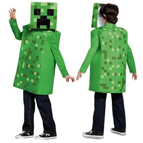Minecraft Creeper Déguisement Classique Caractère du Jeu Vidéo Tenues Pour Garçons - Petit