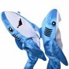 Gelentea Combinaison tendance pour adultes et enfants - Costume de requin - Déguisement de scène - Accessoires dHalloween et