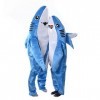 Gelentea Combinaison tendance pour adultes et enfants - Costume de requin - Déguisement de scène - Accessoires dHalloween et