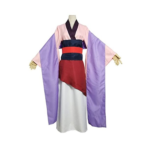 JOHLCR Anime Cosplay Vêtements Mulan Costumes Unisexe Adulte Carnaval Mardi Gras Party Dress Up Convient pour Les Jeux De Scè