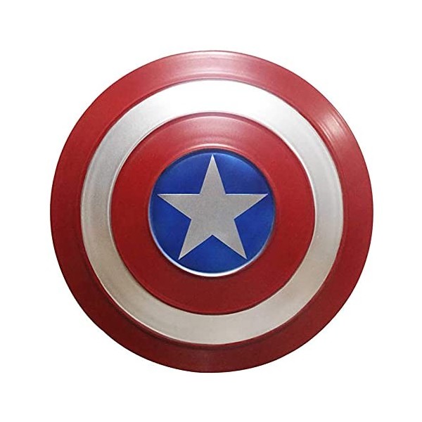 SPOTOR Bouclier Captain America Métal Accessoires de Film 1: 1 Jouets Interactifs Parent-Enfant Cosplay Jouets pour Enfants d