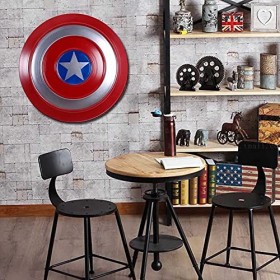 SPOTOR Bouclier Captain America Métal Accessoires de Film 1: 1 Jouets Interactifs Parent-Enfant Cosplay Jouets pour Enfants d