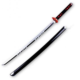 Lépée Demon Slayer avec Gaine Convient à Kamado Tanjirou, Katana en Bois, Accessoires darmes de Jeu de rôle, Jouet dépée N