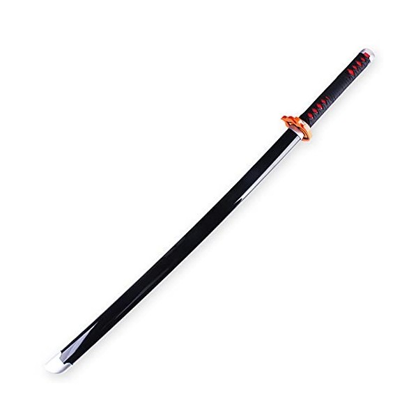 Lépée Demon Slayer avec Gaine Convient à Kamado Tanjirou, Katana en Bois, Accessoires darmes de Jeu de rôle, Jouet dépée N