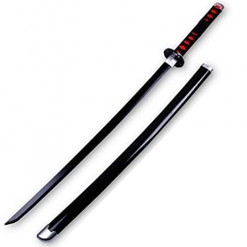 Lépée Demon Slayer avec Gaine Convient à Kamado Tanjirou, Katana en Bois, Accessoires darmes de Jeu de rôle, Jouet dépée N