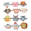 STOBOK 60 Pièces Décoration Costume Jungle Masques Adorable Masque Caresse De Nouveauté Pour Faveurs Cosplay Animaux Ferme Ac