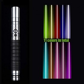 WCZZH Sabre Laser à LED Light Saber Force FX, Sabre Laser à Changement De Couleur en Aluminium Et Métal, Sabre Laser Recharge