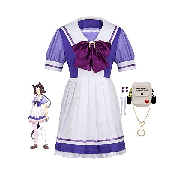 Anime Pretty Derby Cosplay Vêtements Uniforme Costumes Avec Accessoires Mascarade Danse Soirée Carnaval Mardi Gras Party Dres