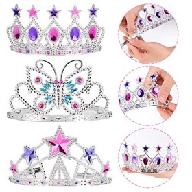 EPHIIONIY Robe de princesse à accessoires - Jouet pour fille 50 pièces 