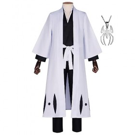 Anime BLEACH Cosplay Vêtements Kimono Avec Collier Mascarade Danse Soirée Uniforme Déguisement De Carnaval Dhalloween pour A