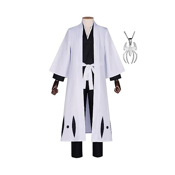 Anime BLEACH Cosplay Vêtements Kimono Avec Collier Mascarade Danse Soirée Uniforme Déguisement De Carnaval Dhalloween pour A