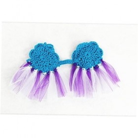 Abaodam 3 Ensembles Tenues Costumes Nouveau-Né Accessoires Vêtements Sirène Tenue Sirène Costume Photo Accessoires Nouveau-Né