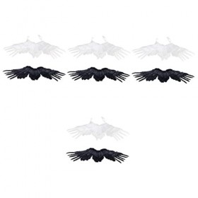 Toyvian 8 Pièces Accessoires Ailes De Décoration dhalloween Aile Créative Fournitures De Cosplay De Bébé Costume Arrière Orn